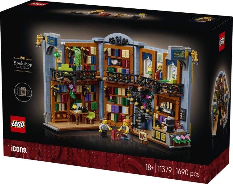 LEGO Klocki Icons 11379 Book Nook Księgarnia