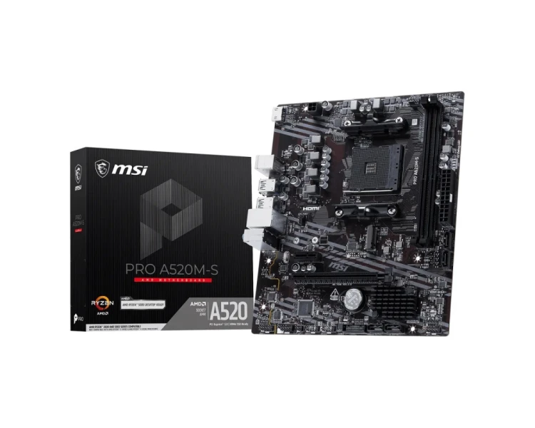 MSI Płyta główna PRO A520M-S AM5 2DDR4 mATX