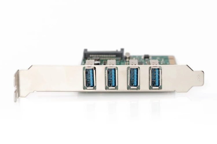 Digitus Karta rozszerzeń/Kontroler USB 3.0 PCI Express, 4xUSB 3.0, Chipset: VL805