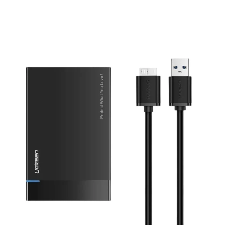 Ugreen Obudowa dysku 2,5 cala SATA USB 3.0 czarna