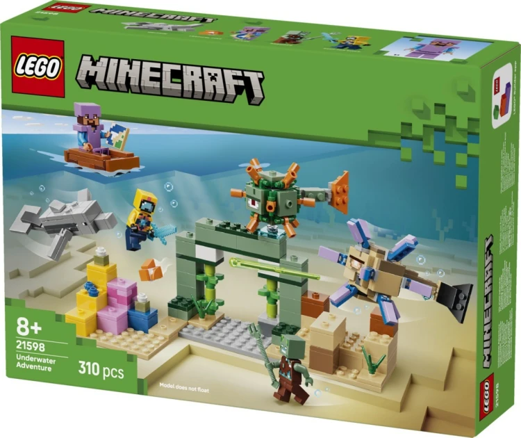 LEGO Klocki Minecraft 21598 Podwodna przygoda
