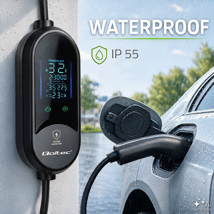 Qoltec Ładowarka do samochodu elektrycznego | 7kW | 230V | CEE 32A