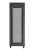 Lanberg Szafa instalacyjna rack stojąca 19 cali 47U 800x1200 czarna drzwi    perforowane LCD (flat pack) V2