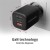 AXAGON ACU-PQ100 Ładowarka sieciowa GaN 100W, 2x port (USB-C + USB-A), PD3.0/PPS/QC4+, mini, czarna