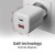 AXAGON ACU-PQ100W Ładowarka sieciowa GaN 100W, 2x port (USB-C + USB-A), PD3.0/PPS/QC4+, mini, biała