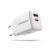 AXAGON ACU-PQ33W Ładowarka sieciowa GaN 33W, 2x port (USB-C + USB-A), PD3.0/PPS/QC4+, biała