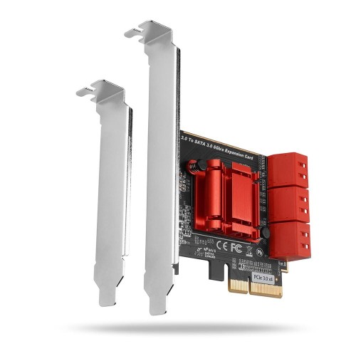 AXAGON PCES-SA6 Kontroler PCIe 6x wewnętrzny port SATA 6G, ASM1166, SP &amp; LP