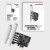 AXAGON PCEU-43RS Kontroler PCIe 4x port USB 3.2 GEN 1, UASP, chipset Renesas, 15-pin SATA zasilacz, dual power