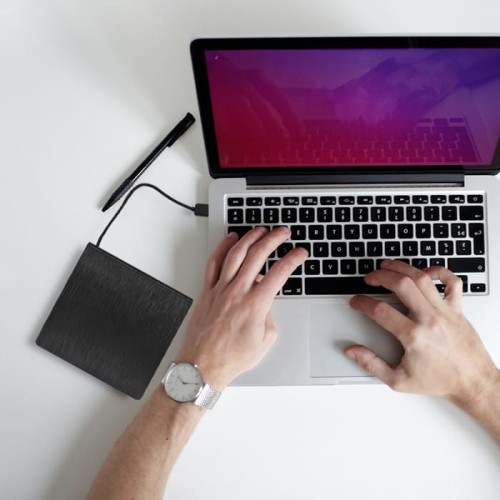 Qoltec Nagrywarka DVD-RW zewnętrzna | USB 3.0 | Czarna