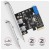 AXAGON PCEU-232RS Kontroler PCIe 2+2x port USB 3.2 GEN 1, UASP, SP &amp; LP 15-pin SATA zasilacz
