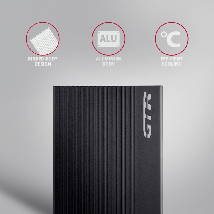 AXAGON EE25-GTR Obudowa zewnętrzna aluminiowa USB3.2 Gen 2 - SATA 6G 2.5" SSD/HDD