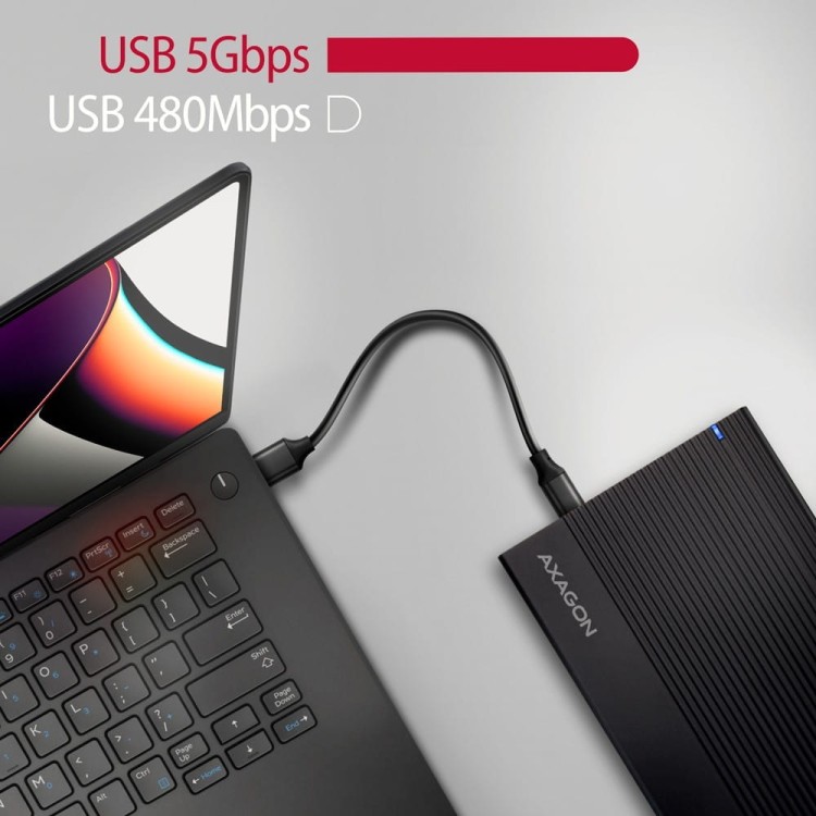 AXAGON EE35-GTR Obudowa zewnętrzna aluminiowa USB3.2 Gen1 - SATA 6G 3.5"