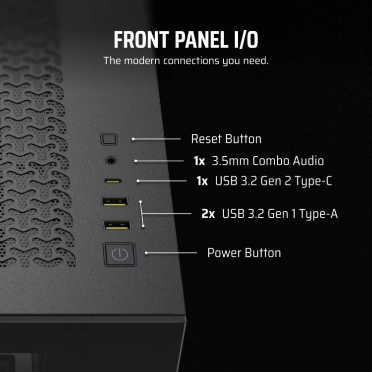 Corsair Obudowa 3500X TG Mid-Tower czarna
