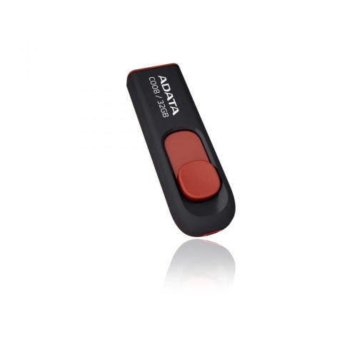 Adata Pendrive  DashDrive Classic C008 32GB USB2.0 czarno-czerwone