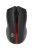Rebeltec Bezprzewodowa mysz optyczna, GALAXY Black/red, powierzchnia gumowana