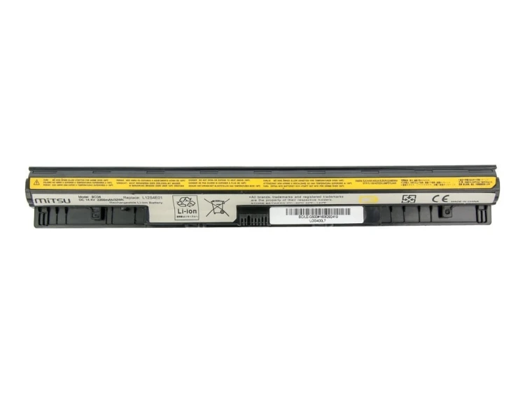 Mitsu Bateria do Lenovo IdeaPad G500s, G510s, Z710 2200 mAh (32 Wh) 14.4 - 14.8 Volt