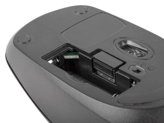 Natec Mysz bezprzewodowa Merlin nano 2.4GHz 1600 DPI czarna