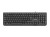 Natec Klawiatura Trout Slim 1.8m czarna USB