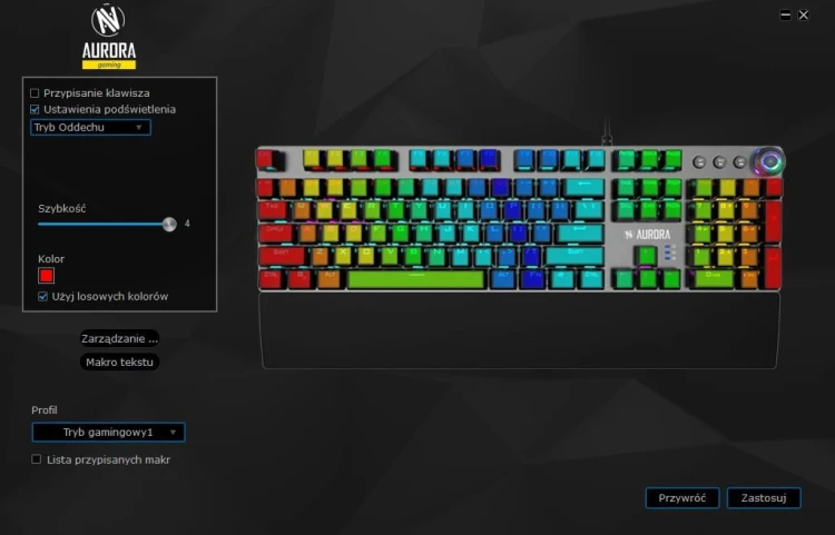 iBOX Klawiatura Aurora K-4 Gaming mechaniczna