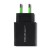 Qoltec Ładowarka sieciowa | 18W | 5-12V | 1.5-3A | USB typ C PD |       USB QC 3.0 | Czarna