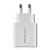 Qoltec Ładowarka sieciowa | 18W | 5-12V | 1.5-3A | USB typ C PD |  USB QC 3.0 | Biała
