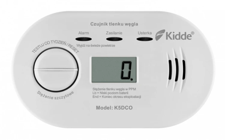 KIDDE Czujnik czadu z wyświetlaczem KIDDE K5DCO