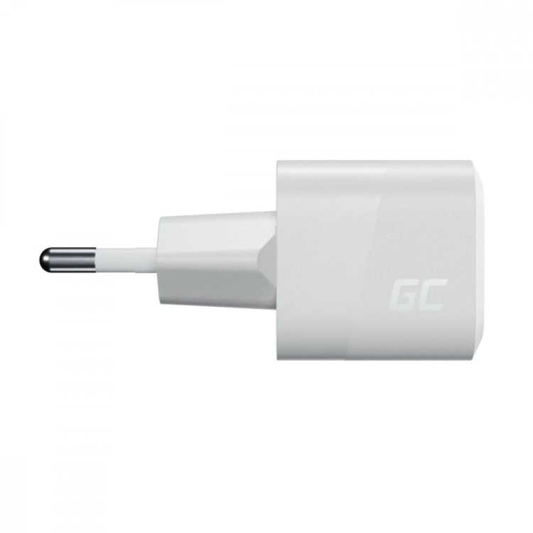 Green Cell  Ładowarka GC PowerGaN 33W PD 3.0 QC 3.0 USB-C biała