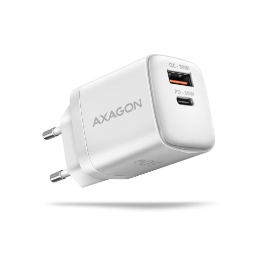 AXAGON ACU-PQ30W Ładowarka sieciowa PD &amp; QC 30W, QC3.0,4.0/AFC/FCP/PPS/Apple Biała
