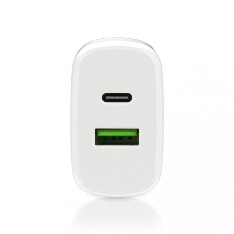 everActive Ładowarka USB/USB-C QC3.0 25W Biała