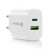 everActive Ładowarka USB/USB-C QC3.0 25W Biała