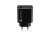 Natec Ładowarka sieciowa Ribera 1x USB-A + 1x USB-C 20W Czarna