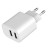 Gembird Ładowarka USB-Ax2 2.4A biała