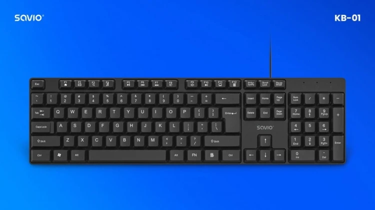 Savio Klawiatura przewodowa KB-01