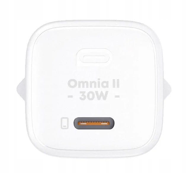 AUKEY PA-B1L White Omnia II Mini ładowarka sieciowa 1xUSB-C PowerDelivery 30W 5A