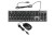 iBOX Zestaw klawiatura + mysz IBOX IKMS606 (USB 2.0; (US); czarna, optyczna; 800 DPI)