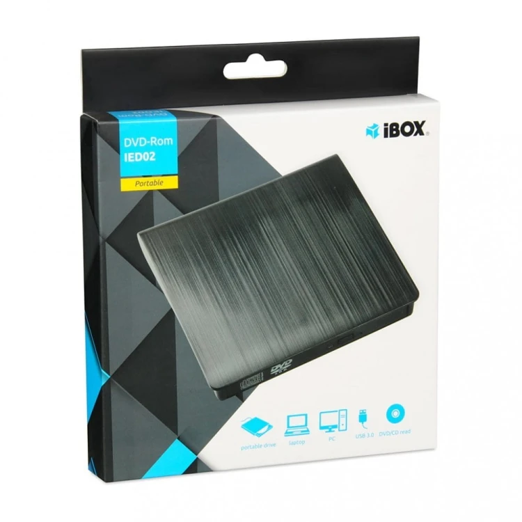 iBOX Zewnętrzny napęd DVD IED02