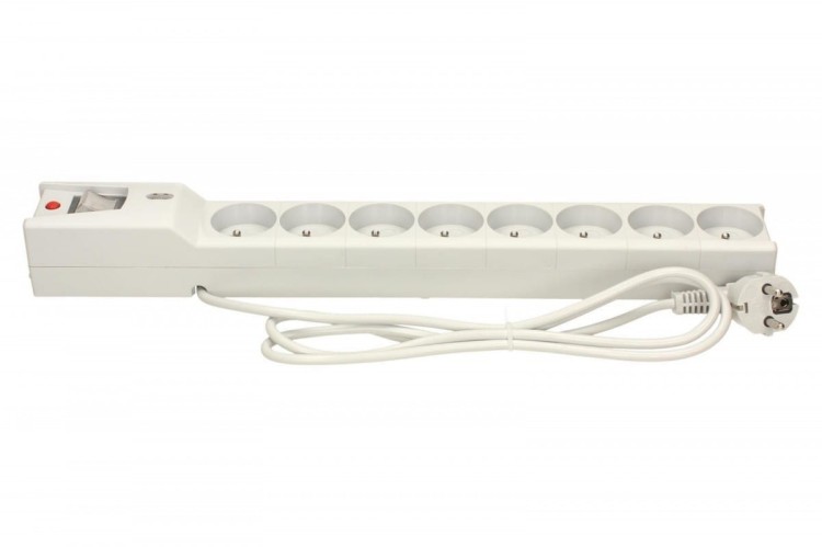 Lestar Listwa przeciwprzepięciowa LX 810, 1L, 1,5m, szara