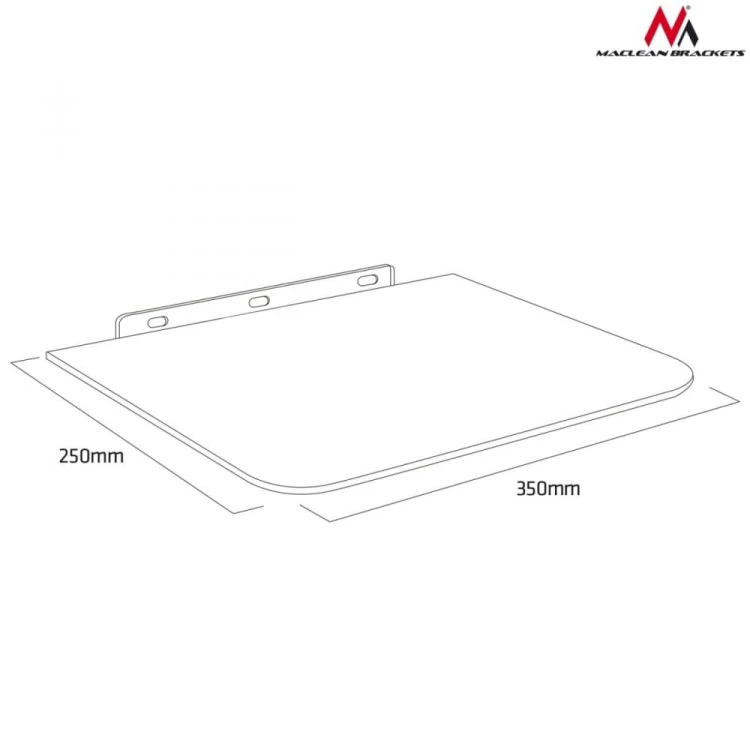 Maclean Półka pod DVD pojedyncza MC-738 do 10kg