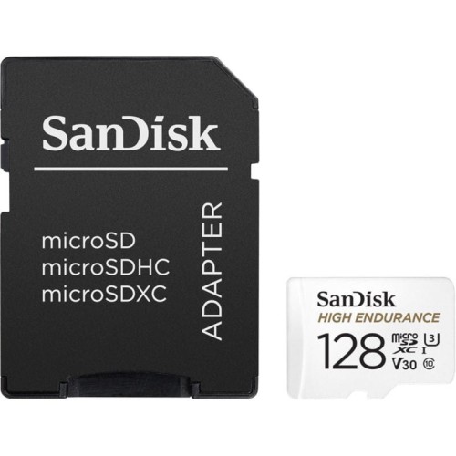 SanDisk Karta microSD High Endurance microSDXC 128GB  monitoring