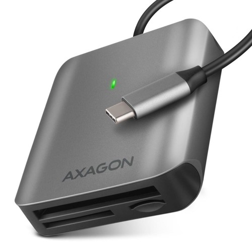 AXAGON CRE-S3C Czytnik zewnętrzny kart USB-C 3.2 GEN 1, 3-slot &amp; lun SD/microSD/CF, obsługa UHS-II