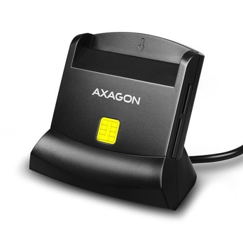 AXAGON CRE-SM2 Czytnik kart identyfikacyjnych &amp; SD/microSD/SIM USB