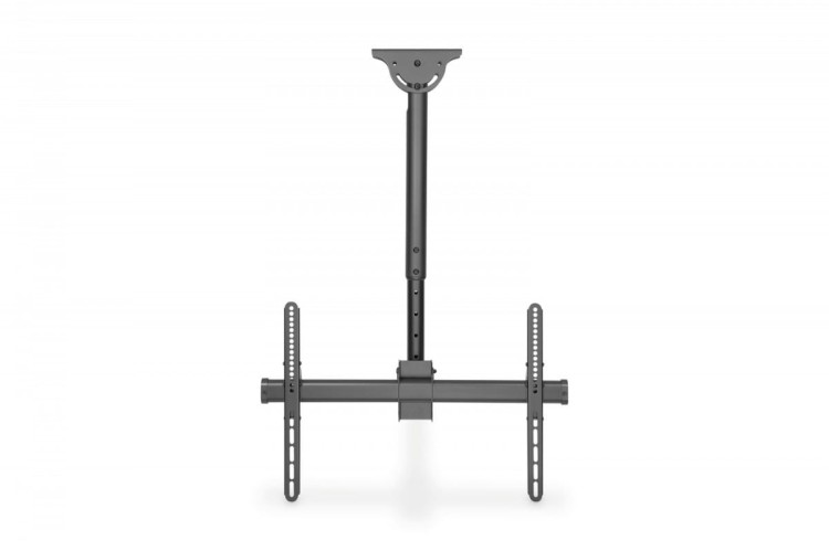 Digitus Uchwyt sufitowy TV 37-70 cali 50kg, z regulacją teleskopową 560-910mm Czarny