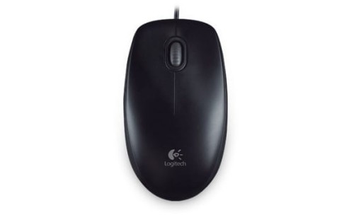 Logitech Mysz optyczna B100 OEM  910-003357 Black