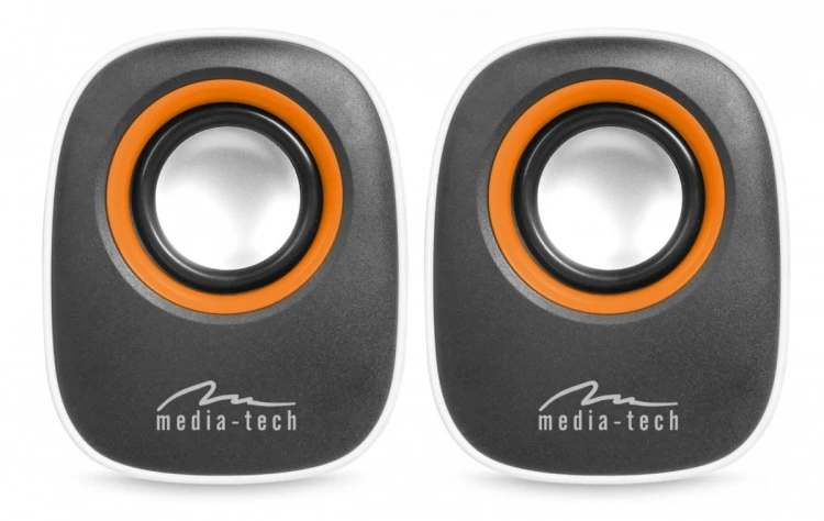 Media-Tech Głośniki IBO MT3137W Stereo/Jack 3,5/USB/RMS 6W