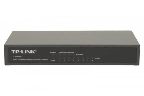 TP-LINK SF1008P switch 8x10/100 PoE Desktop