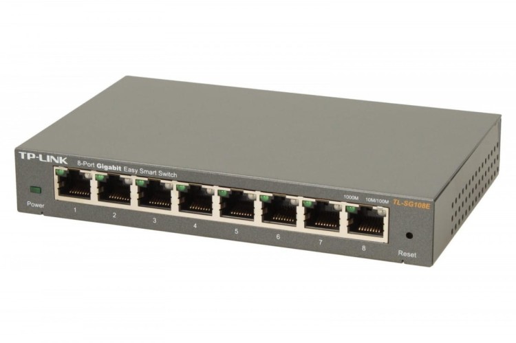TP-LINK Przełącznik SMART TL-SG108E 8x1GbE