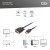 Digitus Kabel adapter HDMI Standard 1080p 60Hz FHD Typ HDMI A/DVI-D (18+1) M/M czarny 2m