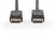 Digitus Kabel połączeniowy DisplayPort z zatrzaskami 1080p 60Hz FHD Typ DP/DP M/M 10m Czarny