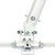 ART Uchwyt podwieszany 45-76cm do projektora P-107W 15KG Biały