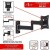 ART Uchwyt do TV LCD/LED 10-27" 15KG AR-82 regulacja pion/poziom 28cm